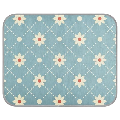 Blau Nette Cartoon Kleine Blumen Weiße Kühlmatten für Große Hunde Kühlung Outdoor Hund Bett für Welpen Im Freien Nicht-Elektrische 22 × 27,6 cm Blau Nette Cartoon Kleine Blumen Weiße Kühlmatten für Große Hunde Kühlung Outdoor Hund Bett für Welpen Im Freien Nicht-Elektrische 22 × 27,6 cm von aidingzhi