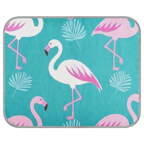 Elegantes Tier-Flamingo-Gel-Kühlkissen, kühlendes Hundebett, für Chihuahua, Outdoor, faltbar, 56 x 70 cm Elegantes Tier-Flamingo-Gel-Kühlkissen, kühlendes Hundebett, für Chihuahua, Outdoor, faltbar, 56 x 70 cm von aidingzhi