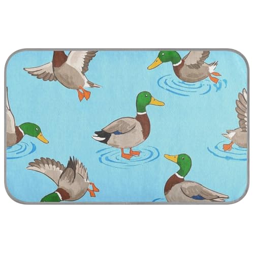 Kühlendes Hundebett, niedliches Tier, Ente, bunt, kühlendes Kissen für Katzen, für Chihuahua, gemütlich, weich, 60 x 97 cm Kühlendes Hundebett, niedliches Tier, Ente, bunt, kühlendes Kissen für Katzen, für Chihuahua, gemütlich, weich, 60 x 97 cm von aidingzhi