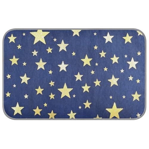 Kühlendes Hundebett für Schweine, glitzernd, goldfarbener Stern, Dunkelblau, 60 x 97 cm Kühlendes Hundebett für Schweine, glitzernd, goldfarbener Stern, Dunkelblau, 60 x 97 cm von aidingzhi