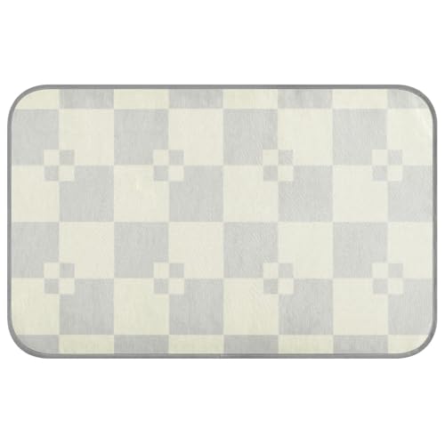 Kühlkissen, kühlendes Outdoor-Hundebett für Hunde, bequem, 60 x 97 cm, Grau / Beige von aidingzhi