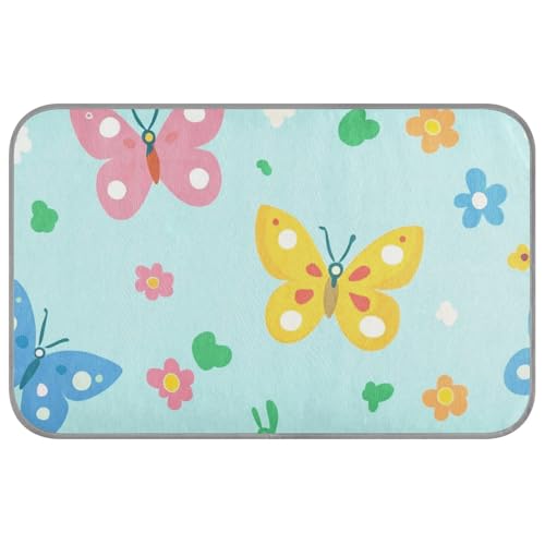 Safari Spring Butterfly Kühlmatten für Hunde, kühlendes Hundebett, waschbar, für Chihuahua, Outdoor, rutschfest, 60 x 97 cm Safari Spring Butterfly Kühlmatten für Hunde, kühlendes Hundebett, waschbar, für Chihuahua, Outdoor, rutschfest, 60 x 97 cm von aidingzhi