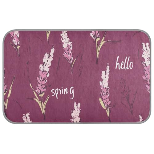 aidingzhi Ästhetisches Kühlkissen für Katzen, Lavendel, Burgunderrot, Blumenmuster, Kühlbett für Katzen, Kaninchen, Outdoor, niedlich, 60 x 97 cm aidingzhi Ästhetisches Kühlkissen für Katzen, Lavendel, Burgunderrot, Blumenmuster, Kühlbett für Katzen, Kaninchen, Outdoor, niedlich, 60 x 97 cm von aidingzhi