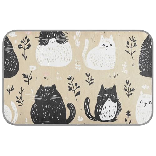 aidingzhi Boho Safari-Katzen, kühlendes Katzenbett für draußen, für Kaninchen, Reisen, weich, 60 x 97 cm, Braun von aidingzhi