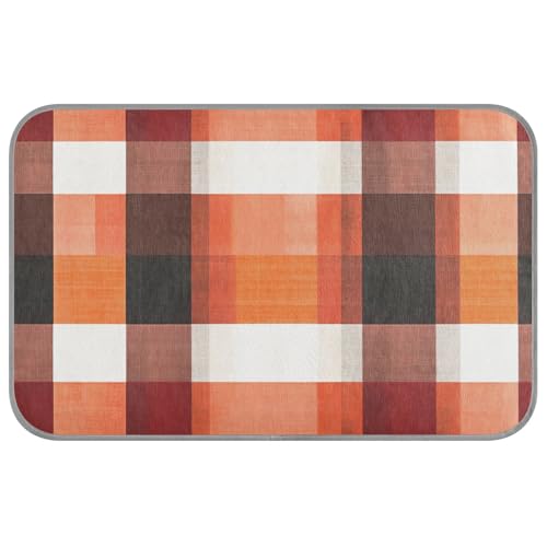 aidingzhi Buffalo Plaid Check Red Orange Kühlkissen oder Kühlmatten Hähnchendecke Kuschelschlaf Sommer 23,6 x 38,15 cm aidingzhi Buffalo Plaid Check Red Orange Kühlkissen oder Kühlmatten Hähnchendecke Kuschelschlaf Sommer 23,6 x 38,15 cm von aidingzhi