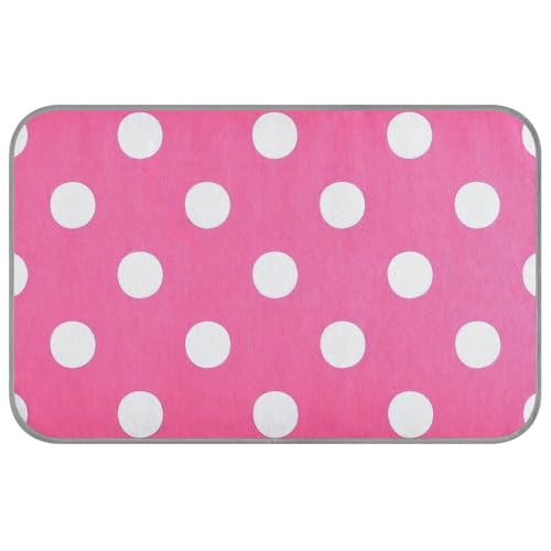 aidingzhi Cartoon Dot Hot Rosa Hund Kühlbett Kühlbett für Katzen Im Freien für Kätzchen Reise Einzigartige 23,6 × 38,6 cm von aidingzhi