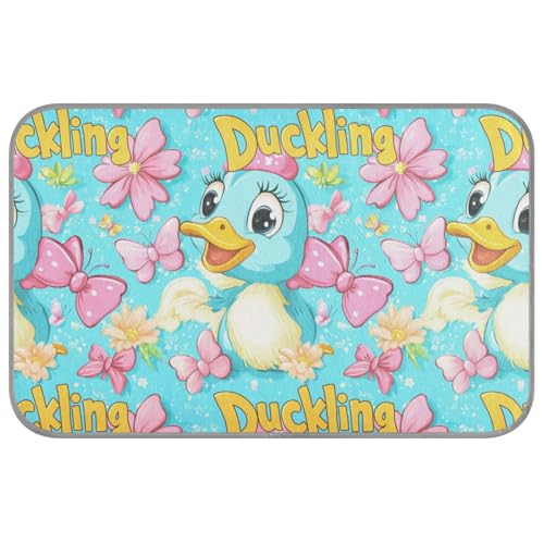 aidingzhi Catoon Kühlkissen oder Matten, Motiv: niedliche Ente mit blauen Blumen, kühlende Hundematten für Böden, wasserdicht, für Kaninchen, Outdoor, faltbar, 60 x 97 cm aidingzhi Catoon Kühlkissen oder Matten, Motiv: niedliche Ente mit blauen Blumen, kühlende Hundematten für Böden, wasserdicht, für Kaninchen, Outdoor, faltbar, 60 x 97 cm von aidingzhi