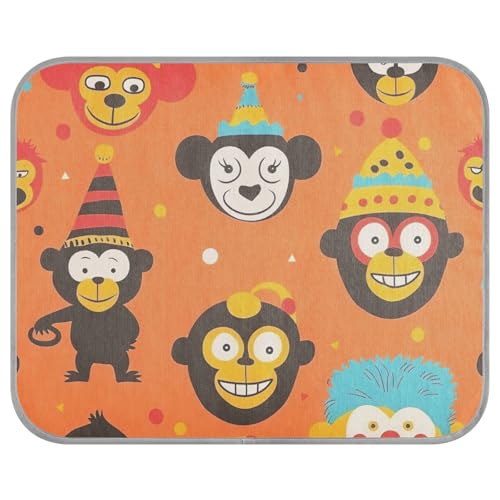 aidingzhi Cute Monkeys Kühldecke für Haustiere, für Hauskatzen, zum Schlafen, nicht elektrisch, 56 x 70 cm aidingzhi Cute Monkeys Kühldecke für Haustiere, für Hauskatzen, zum Schlafen, nicht elektrisch, 56 x 70 cm von aidingzhi