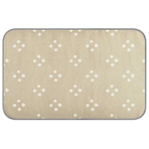 aidingzhi Einfaches Muster Vier Punkte Gruppe Braun Kühlen für Katzen Kühldecken für Indoor Katzen für Hunde Indoor Einzigartige 23,6 × 38,6 cm von aidingzhi