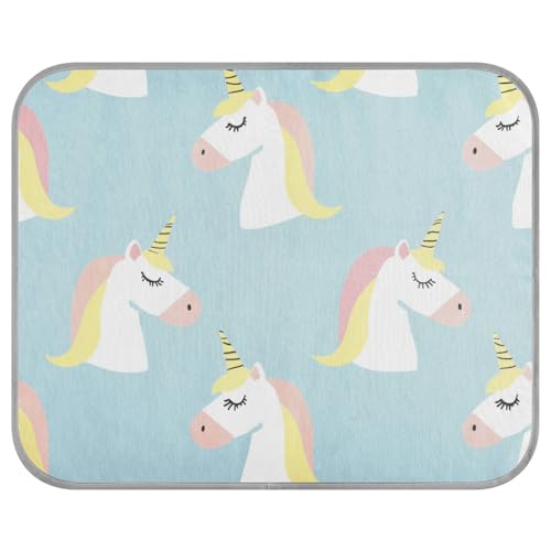 aidingzhi Einhorn-Kühlmatte für Hunde, Gel-Kühlbetten für Indoor-Katzen, Outdoor-Essentials 56 x 70 cm von aidingzhi