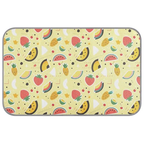 aidingzhi Fruits Abstrakte Cartoon-Hundehütte, kühlende Matten für Hunde für Kaninchen, Innenbereich, faltbar, 60 x 97 cm aidingzhi Fruits Abstrakte Cartoon-Hundehütte, kühlende Matten für Hunde für Kaninchen, Innenbereich, faltbar, 60 x 97 cm von aidingzhi