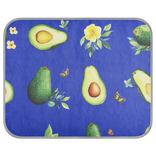 aidingzhi Funny Avocado-Frucht-Kühlkissen für Katzen, für den Außenbereich, Chihuahua, drinnen, Sommer, 56 x 70 cm, Königsblau aidingzhi Funny Avocado-Frucht-Kühlkissen für Katzen, für den Außenbereich, Chihuahua, drinnen, Sommer, 56 x 70 cm, Königsblau von aidingzhi