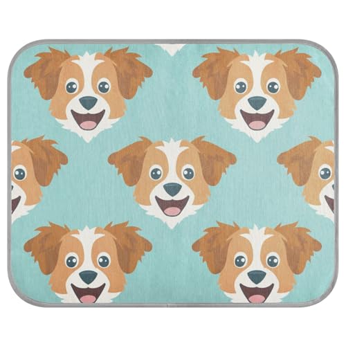 aidingzhi Hund Kühlung Haustier Matte Kühlpad für Hunde für Tiere Schlafen Rutschfeste 22 × 27,6 Zoll von aidingzhi