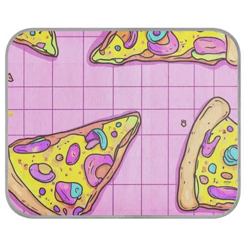 aidingzhi Katzenbett mit niedlichem lila karierten Pizza-Hunden, kühlend, für drinnen und draußen, faltbar, 56 x 70 cm aidingzhi Katzenbett mit niedlichem lila karierten Pizza-Hunden, kühlend, für drinnen und draußen, faltbar, 56 x 70 cm von aidingzhi