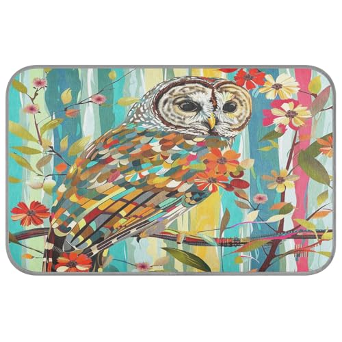 aidingzhi Kühldecke für Hunde, Motiv: Barred Eule, Buntglas, Kühldecke für Hunde, für den Sommer, 60 x 97 cm aidingzhi Kühldecke für Hunde, Motiv: Barred Eule, Buntglas, Kühldecke für Hunde, für den Sommer, 60 x 97 cm von aidingzhi