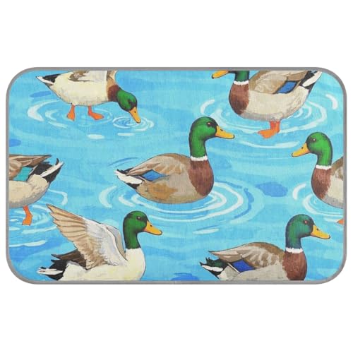 aidingzhi Kühldecke für Hunde, niedliches Tier, Blaugrün, Ente, bunt, kühlendes Katzenbett für draußen, für Kaninchen, Outdoor, nicht elektrisch, 60 x 97 cm aidingzhi Kühldecke für Hunde, niedliches Tier, Blaugrün, Ente, bunt, kühlendes Katzenbett für draußen, für Kaninchen, Outdoor, nicht elektrisch, 60 x 97 cm von aidingzhi