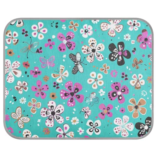 aidingzhi Kühldecke mit Blumen, kühlendes Haustierbett für Kätzchen, gemütliches Schlafen, rutschfest, 56 x 70 cm aidingzhi Kühldecke mit Blumen, kühlendes Haustierbett für Kätzchen, gemütliches Schlafen, rutschfest, 56 x 70 cm von aidingzhi
