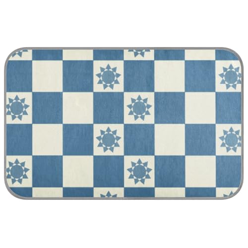 aidingzhi Kühlende Hundedecke mit Karomuster, kühlend, waschbar, Katzenbett für Tiere, zum Schlafen, waschbar, 60 x 97 cm, Blau aidingzhi Kühlende Hundedecke mit Karomuster, kühlend, waschbar, Katzenbett für Tiere, zum Schlafen, waschbar, 60 x 97 cm, Blau von aidingzhi