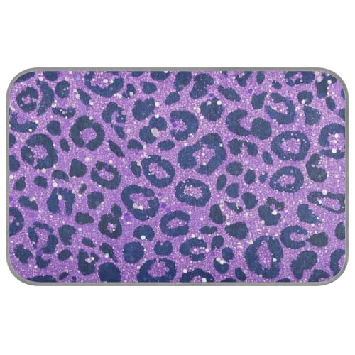 aidingzhi Kühlendes Haustierbett mit künstlichem Glitzer-Leopardenmuster, Lavendel, kühlendes Bett für Outdoor, für Chihuahua, zum Schlafen 60 x 97 cm aidingzhi Kühlendes Haustierbett mit künstlichem Glitzer-Leopardenmuster, Lavendel, kühlendes Bett für Outdoor, für Chihuahua, zum Schlafen 60 x 97 cm von aidingzhi