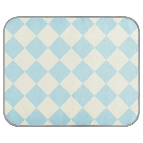 aidingzhi Kühlkissen für Haustiere, für Katzen, für Chihuahua, Outdoor, abnehmbar, 56 x 70 cm, Blau / Beige von aidingzhi