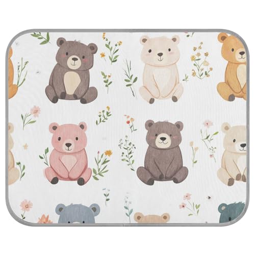 aidingzhi Kühlkissen für Hunde, Motiv: süßer Bär, für Hunde, wasserdicht, 56 x 70 cm, Weiß aidingzhi Kühlkissen für Hunde, Motiv: süßer Bär, für Hunde, wasserdicht, 56 x 70 cm, Weiß von aidingzhi