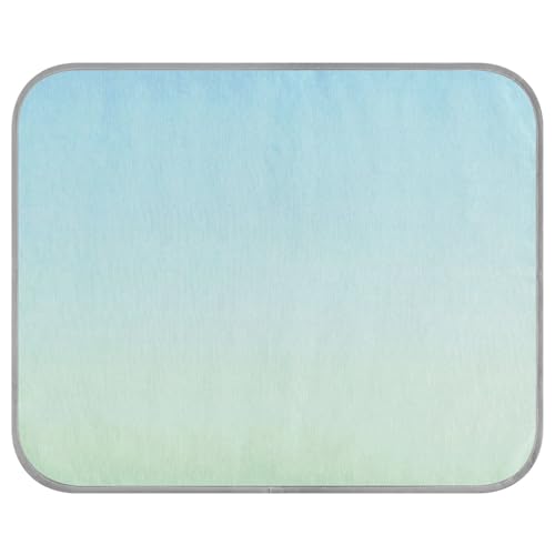 aidingzhi Kühlkissen für Hunde, kühlende Betten für Katzen im Freien, für Kätzchen, Outdoor, wasserdicht, 56 x 70 cm, Grün / Blau von aidingzhi