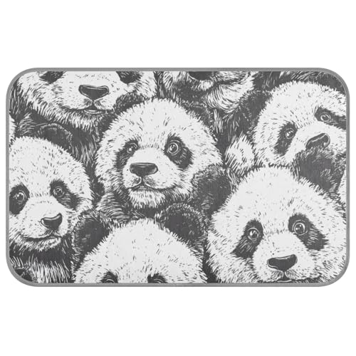 aidingzhi Kühlkissen mit Panda-Katzenmotiv, niedlich, schwarz-weiß, kühlend, für draußen, für Kaninchen, draußen, kabellos, 60 x 97 cm aidingzhi Kühlkissen mit Panda-Katzenmotiv, niedlich, schwarz-weiß, kühlend, für draußen, für Kaninchen, draußen, kabellos, 60 x 97 cm von aidingzhi