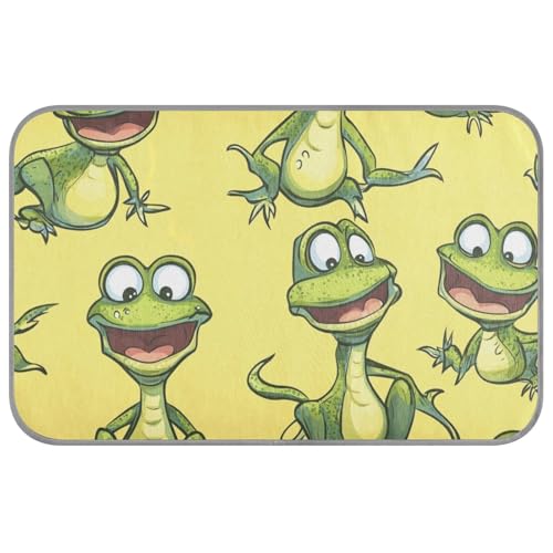 aidingzhi Kühlmatte für Hunde, Cartoon-Motiv, lustig, Dinosaurier, kühlendes Bett für draußen, Katzen, für Kätzchen, draußen, einzigartig, 60 x 97 cm, Grün aidingzhi Kühlmatte für Hunde, Cartoon-Motiv, lustig, Dinosaurier, kühlendes Bett für draußen, Katzen, für Kätzchen, draußen, einzigartig, 60 x 97 cm, Grün von aidingzhi