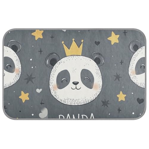 aidingzhi Kühlmatte für Hunde, Motiv: Panda, niedlich, Grau, 60 x 97 cm von aidingzhi