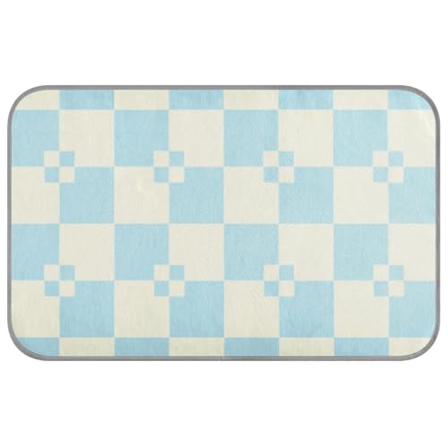 aidingzhi Kühlmatte für Hunde, kühlende Haustiermatte für Kaninchen, im Freien, nicht elektrisch, 60 x 97 cm, Türkis / Beige von aidingzhi