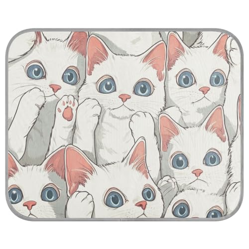aidingzhi Kühlmatte für Katzen und Kätzchen, Weiß, 56 x 70 cm aidingzhi Kühlmatte für Katzen und Kätzchen, Weiß, 56 x 70 cm von aidingzhi
