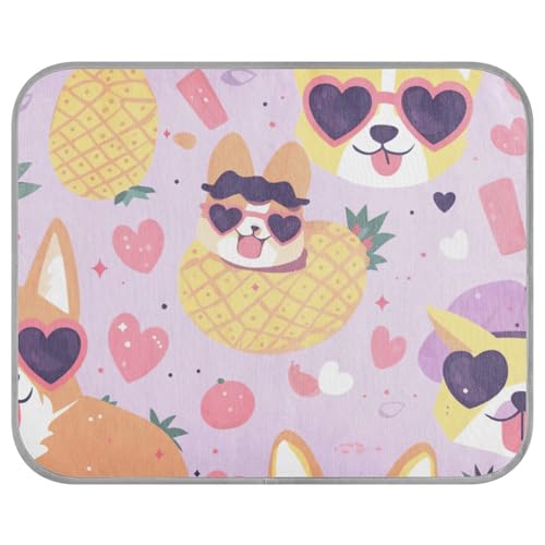 aidingzhi Lovely Cute Dogs Valentinstag-Kühlkissen für Katzen für Hamster im Innenbereich, 56 x 70 cm aidingzhi Lovely Cute Dogs Valentinstag-Kühlkissen für Katzen für Hamster im Innenbereich, 56 x 70 cm von aidingzhi