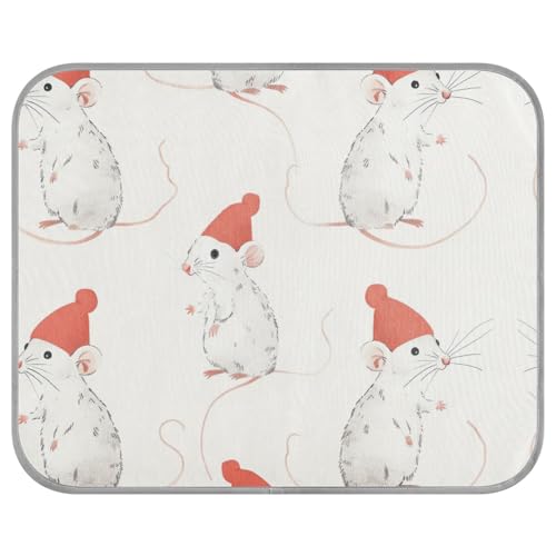 aidingzhi Lustige Mäuse kühlende Katzenbett für den Sommer Kühlen Katzenbett Outdoor für Hunde Innen drahtlos 50 x 60 cm von aidingzhi