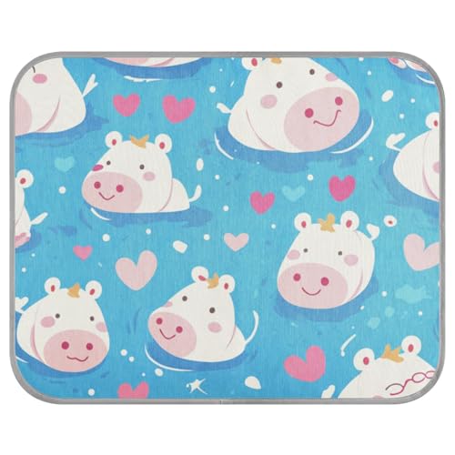 aidingzhi Nette Cartoon Blau Hippo Sommer Kühlmatte für Hunde Kühlung Katze Bett Outdoor für Kaninchen Gemütliche Schlafen Faltbare 22 × 27,6 zoll aidingzhi Nette Cartoon Blau Hippo Sommer Kühlmatte für Hunde Kühlung Katze Bett Outdoor für Kaninchen Gemütliche Schlafen Faltbare 22 × 27,6 zoll von aidingzhi