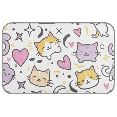 aidingzhi Nette Cartoon Katze Katze Kühlmatte Kühlmatte für Katzen Im Freien für Kaninchen Schlafen Sommer 23,6 × 38,6 cm aidingzhi Nette Cartoon Katze Katze Kühlmatte Kühlmatte für Katzen Im Freien für Kaninchen Schlafen Sommer 23,6 × 38,6 cm von aidingzhi