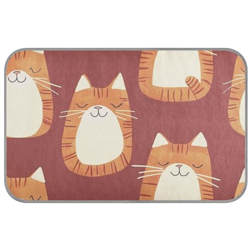 aidingzhi Orange große Katze, Minimalismus, hält Hunde im Sommer kühl, kühlende Decke für Katzen, zum Schlafen, abnehmbar, 60 x 97 cm aidingzhi Orange große Katze, Minimalismus, hält Hunde im Sommer kühl, kühlende Decke für Katzen, zum Schlafen, abnehmbar, 60 x 97 cm von aidingzhi