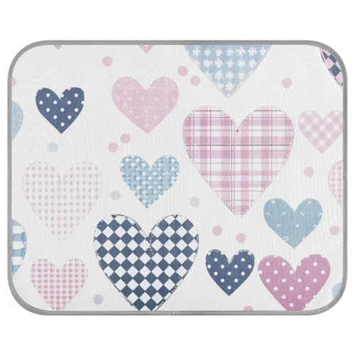 aidingzhi Patchwork Herzen Pastell Farben Kühlbett für Hunde Kühlkissen für Outdoor Katze für Kätzchen Schlafen Comfy 22 × 27,6 zoll aidingzhi Patchwork Herzen Pastell Farben Kühlbett für Hunde Kühlkissen für Outdoor Katze für Kätzchen Schlafen Comfy 22 × 27,6 zoll von aidingzhi