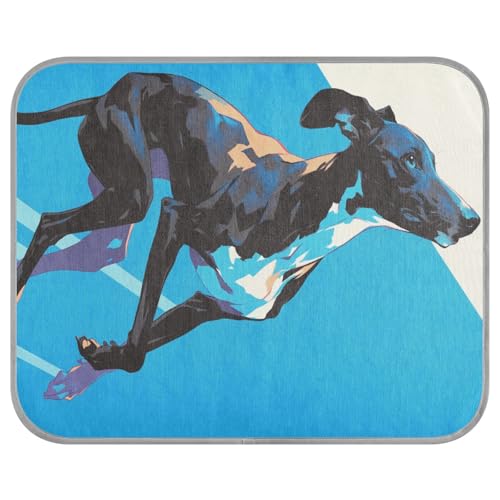aidingzhi Sport Jogginghunde Blau Katze Kühlset Hundekühlmatte Outdoor für Kaninchen kuschlig nötig zum Schlafen 50 x 60 cm von aidingzhi