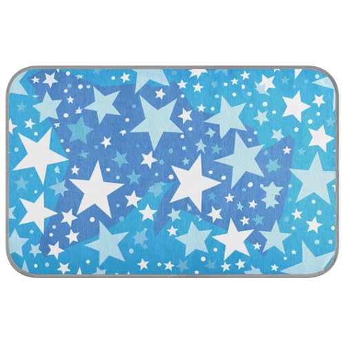 aidingzhi Stars Outdoor-Kühlmatte für Hunde, kühlendes Katzenbett für Chihuahua, Innenbereich, niedlich, 60 x 97 cm von aidingzhi