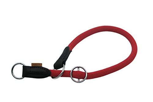 Aiminto Geflochtenes Halsband, Pro Training Hundehalsband, kein Ziehen, rundes Martingalhalsband, Schlupfhalsband mit verschiebbarem Stoppring, ideal für mittelgroße Hunde, Größe M (1,27 cm – 45,7 cm von aiminto