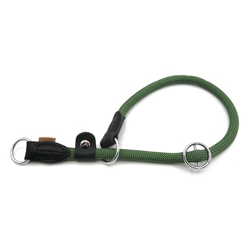 Aiminto Geflochtenes Seilhalsband, Trainings-Hundehalsband, rundes Martingalhalsband, Schlupfhalsband mit verstellbarem Stopper und verschiebbarem Stoppring, ideal für extra große Hunde (XL (1,27 cm) Aiminto Geflochtenes Seilhalsband, Trainings-Hundehalsband, rundes Martingalhalsband, Schlupfhalsband mit verstellbarem Stopper und verschiebbarem Stoppring, ideal für extra große Hunde (XL (1,27 cm) von aiminto