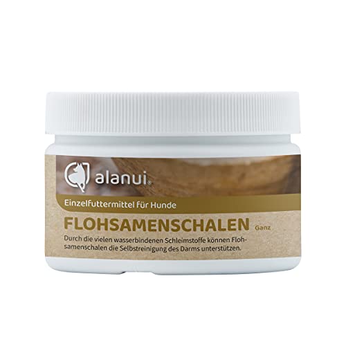 alanui Flohsamenschalen ganz für Hunde, 100 g Dose von alanui