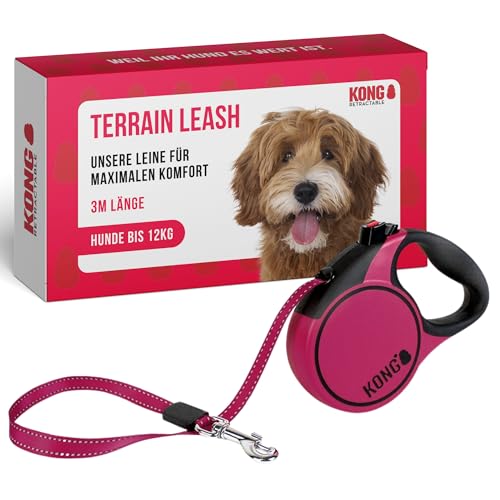 alcott Kong Retractable Terrain, X-Small, Fuschia von alcott