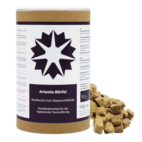 algova Artemia Würfel FD gefriergetrocknet Schwimmfutter (1L = 90g) von algova