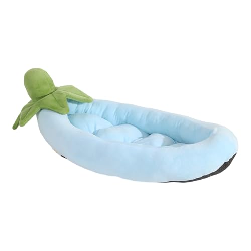 Blattmuster Haustiere Bett Halb Geschlossene Katzen Und Kleine Hunde Bequeme Und Weiche Mattenschlafpolstermaschinen Waschbare Haustiere Bett von alloneslife