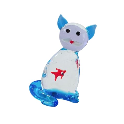Glasfischtanks Figuren Sammlerstücke Figur Glasfischtanks Statue Für Home Office Schlafzimmer Aquarium Dekoration Tischplatte Herzstück Herzstück von alloneslife