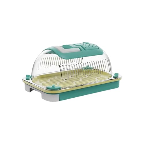Große Eidechsen Habitat Box Mit Belüfteter Abdeckung Und Abnehmbares Abfallschale Für Den Hausgebrauch Flucht Proof Terrarium von alloneslife