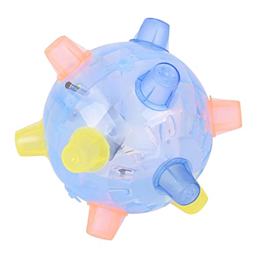 Springen für kleine bis große Hunde, interaktives Spielzeug, batteriebetriebene Tanzbälle, RGB-Blinklicht und von alloneslife