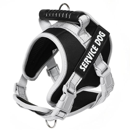 alloneslife Hundegeschirr für große Hunde, reflektierendes Hundegeschirr für kleine Hunde, Halsband, Hundeweste, Geschirr und Leine, verstellbare Leine, Größe S, Schwarz alloneslife Hundegeschirr für große Hunde, reflektierendes Hundegeschirr für kleine Hunde, Halsband, Hundeweste, Geschirr und Leine, verstellbare Leine, Größe S, Schwarz von alloneslife