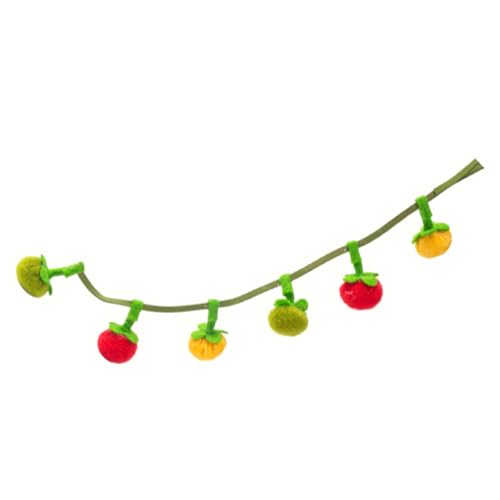 alloneslife Interaktiver Katzen Teaser Spielzeug Zauberstab Mit Quasten Farbenfrohe Tomate Für Indoor Spielkatzen Zauberstab Stick alloneslife Interaktiver Katzen Teaser Spielzeug Zauberstab Mit Quasten Farbenfrohe Tomate Für Indoor Spielkatzen Zauberstab Stick von alloneslife